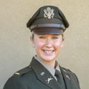 Image of Hannah Gillies in military uniform